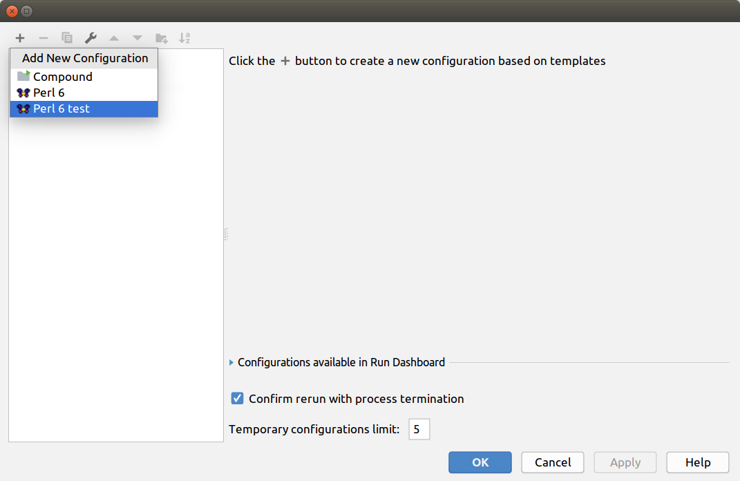 Create test configuration